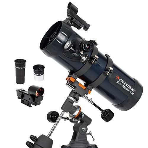 Imagen principal de Celestron 31042 AstroMaster 114EQ, Telescopio Reflector newtoniano, Az