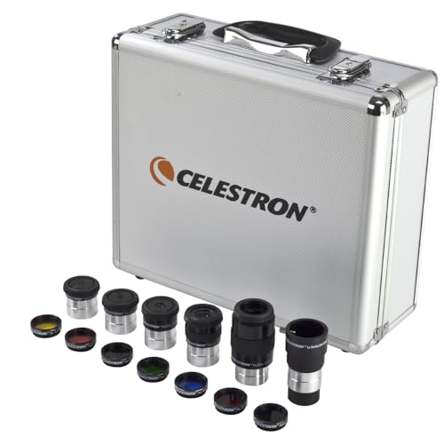 Imagen principal de Celestron 94303 Kit Ocular y Filtro de 1.25 Pulgadas, Incluye 14 Pieza