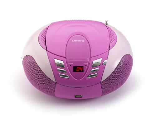 Imagen principal de Lenco SCD-37 - Reproductor de CD para niños con conexión USB, MP3 y 