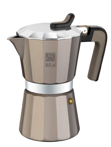 Imagen principal de BRA Titanium Cafetera, Capacidad 9 Tazas, Plateado (Titanium)