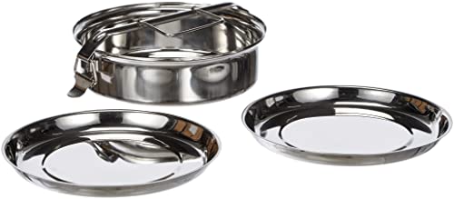 Imagen principal de Ibili Fiambrera con Platos INOX 20 CMS, Stainless Steel, Multicolour