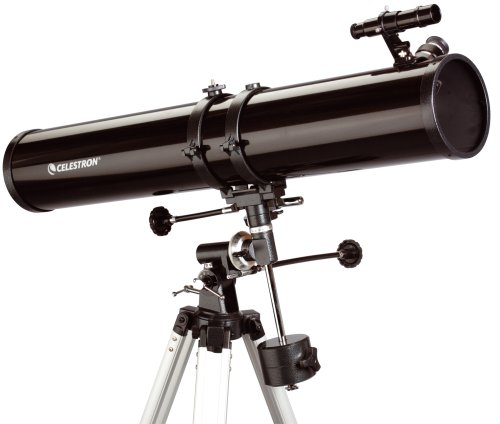 Imagen principal de Celestron PowerSeeker 114 EQ - Telescopio (Zoom 45x), Color Negro