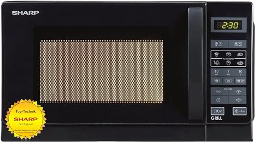 Imagen principal de Sharp Microondas 2 en 1 con grill R642BKW, Independiente, 20 L, negro