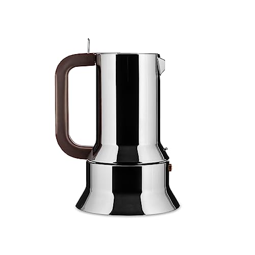 Imagen principal de Alessi 9090/M Cafetera de Diseño de Acero Inoxidable, 10 Tazas, Plata