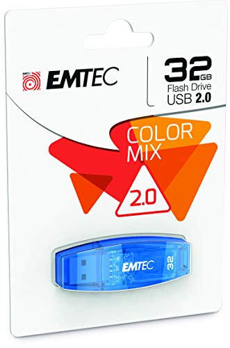 Imagen principal de Memoria usb emtec flash c410 32 gb 2.0 azul