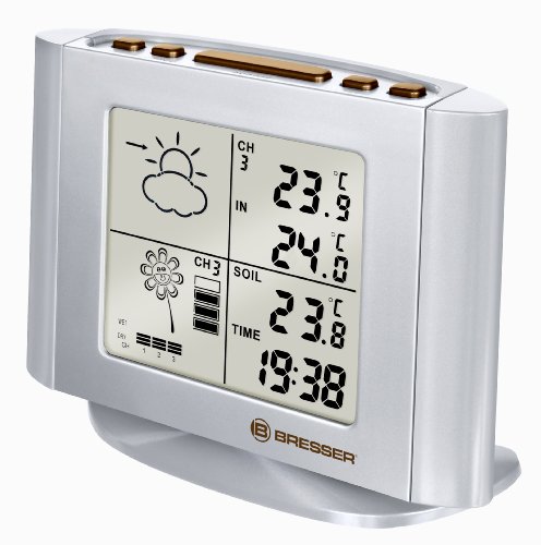 Imagen principal de BRESSER 7020400 - Estación meteorológica con Sensor de riego, Gris