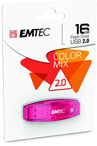 Imagen principal de Memoria usb emtec flash c410 16 gb 2.0 rojo