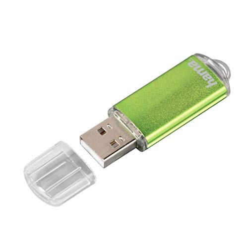 Imagen principal de Hama Laeta 64GB - Memoria USB 2.0 de 64 GB, Verde y Transparente