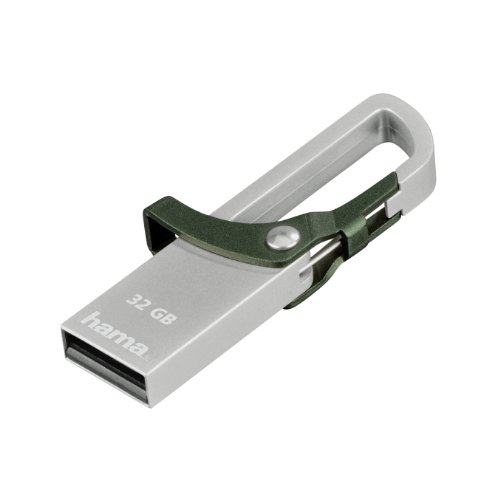 Imagen principal de Hama - Memoria USB de 32 GB, diseño de mosquetón