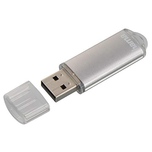 Imagen principal de Memoria USB 2.0 de Hama FlashPen Laeta Plateado Plata 128 GB