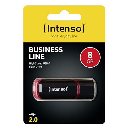 Imagen principal de Intenso Business Line Memoria USB 2.0 8 GB, Negro