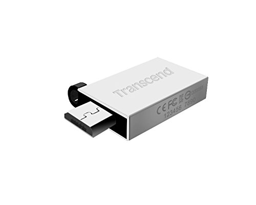 Imagen principal de Transcend JF380G - 8GB OTG Conector Dual: USB 2.0. + microUSB, Metáli