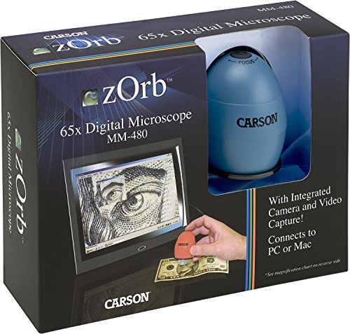 Imagen principal de Carson Microscopio Digital Manual zOrb con Cámara Integrada y USB