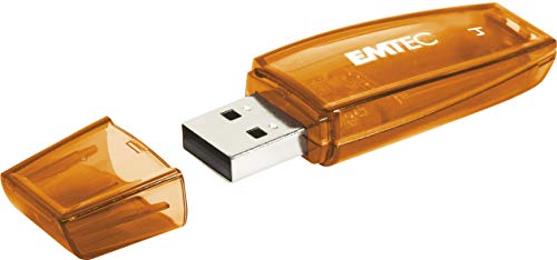 Imagen principal de Emtec Color Mix - Memoria USB 4 GB - Transparente orange avec capuchon