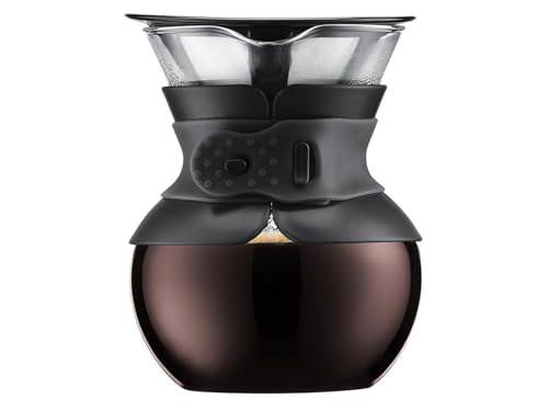 Imagen principal de Bodum POUR Over Cafetera de Goteo con Filtro Dorado, Negro, 0,5 litros