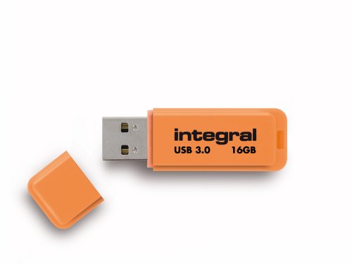 Imagen principal de Integral Neon - Memoria Flash (USB 3.0) Naranja 16 GB