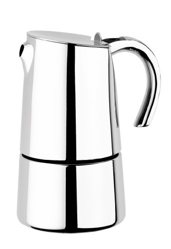 Imagen principal de BRA Bella Cafetera, Capacidad 10 Tazas, Acero Inoxidable 18/10, Único