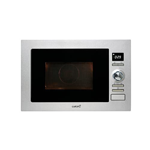 Imagen principal de Cata MC 25 D - Horno microondas con grill, 900 W, color plateado, gris