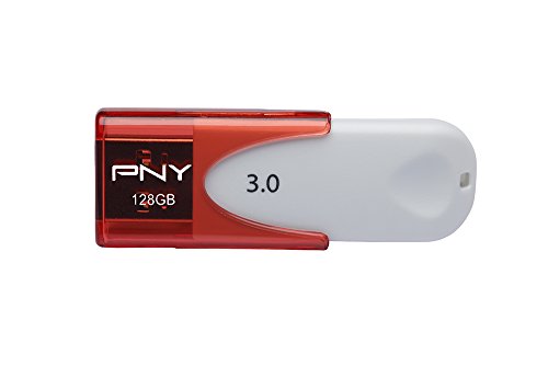 Imagen principal de PNY FD128ATT430-EF - Memoria USB 3.0 de 128 GB, Color Rojo