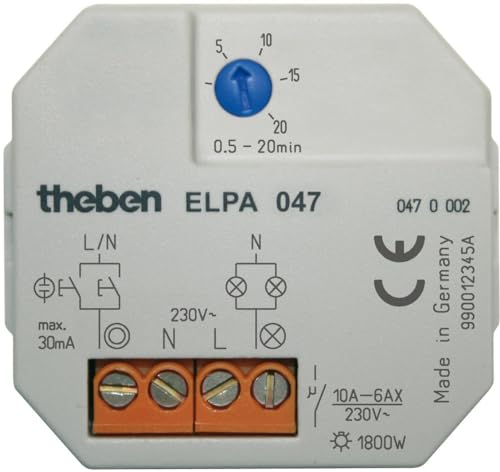 Imagen principal de Theben 0470002 ELPA 047 - Temporizador para luz de la escalera