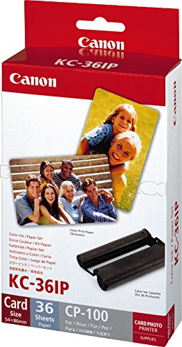 Imagen principal de Canon KC-36IP - Papel fotográfico adhesivo para Selphy (tarjeta de cr