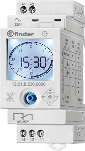 Imagen principal de Finder serie 12 - Interruptor horario semanal 1 contacto 16a 230v