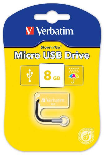 Imagen principal de Verbatim Store 'N' Go - Memoria USB de 8 GB, Amarillo