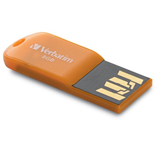 Imagen principal de Verbatim Micro 47426 - Memoria USB de 8 GB (USB 2.0), Naranja