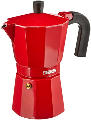 Imagen principal de Monix M281706 M281706-Cafetera Italiana, 6 Tazas, Color Fresa, Alumini