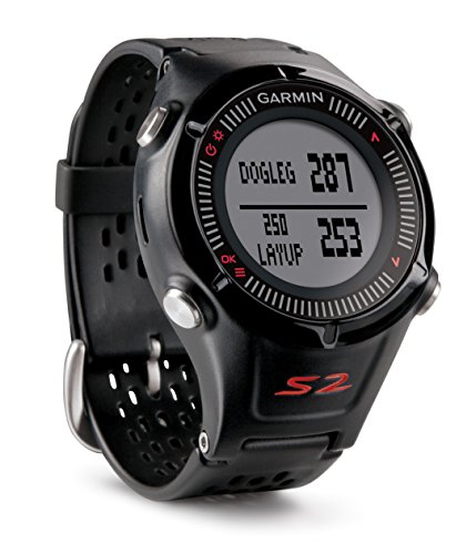 Imagen principal de Garmin Approach S2 - Reloj con pulsómetro para golf, Negro / Rojo