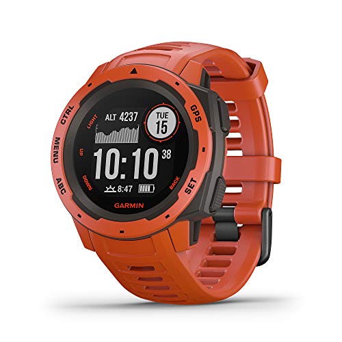 Imagen principal de Garmin, Instinct - Reloj resistente con GPS, Unisex - Adultos, Rojo, T