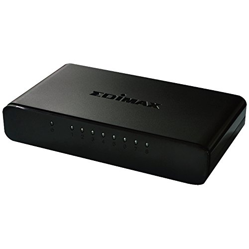 Imagen principal de Edimax ES-3308P - Switch de Red con 8 Puertos, Negro