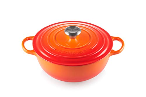 Imagen principal de Le Creuset Marmita de hierro fundido, diámetro 26 cm, 4, 1 L, Volcani