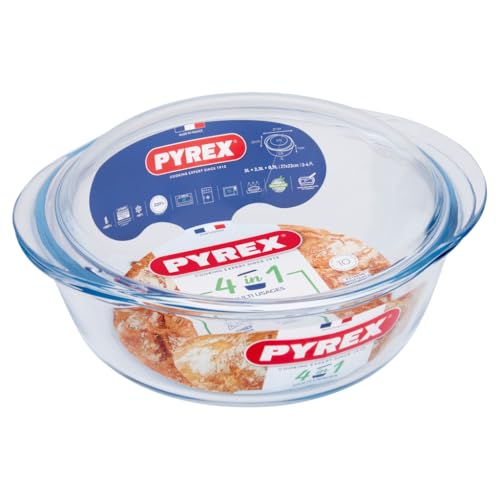 Imagen principal de Pyrex Essentials -Cacerola ronda de vidrio alta resistencia 2.2 L (+ 0