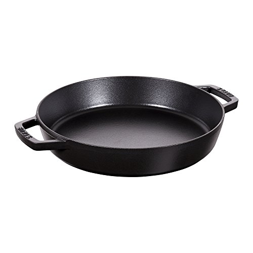 Imagen principal de Staub Paellera, Hierro Fundido, Negro, 34 cm