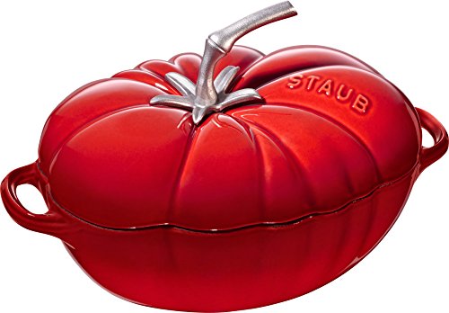 Imagen principal de Staub Cocotte Tomate 25 cm Kirschrot Forma, Hierro Fundido