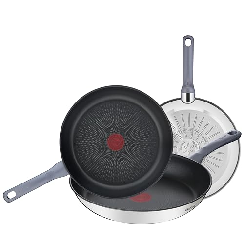 Imagen principal de Tefal Daily Cook - Juego de 3 Sartenes de 20, 24 y 26 cm de acero inox