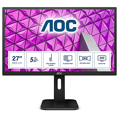 Imagen principal de AOC MONITOR 27 pulgadas Q27P1 2560 X 1440 QHDIPS250 CD/M1000:15 MSHDMI