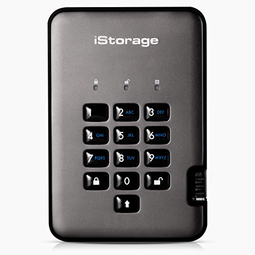 Imagen principal de iStorage diskAshur PRO2 HDD 2TB Disco Duro | FIPS Nivel 3 | Protegido 