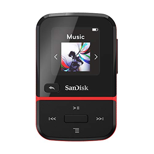 Imagen principal de SanDisk SDMX30-032G-E46R Clip Sport Go 32GB MP3 Player, Roja, 32GB