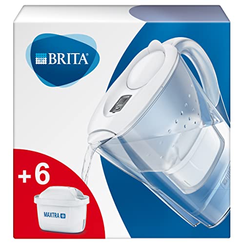 Imagen principal de BRITA Marella blanca Pack Ahorro ? Jarra de Agua Filtrada con 6 cartuc