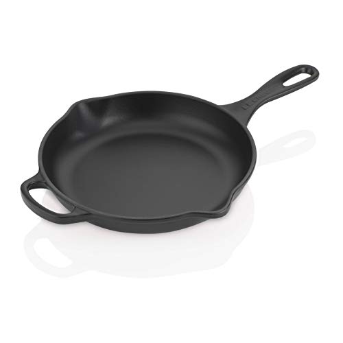 Imagen principal de Le Creuset Evolution Sartén Redonda, Hierro Fundido, Negro Mate, 20 c