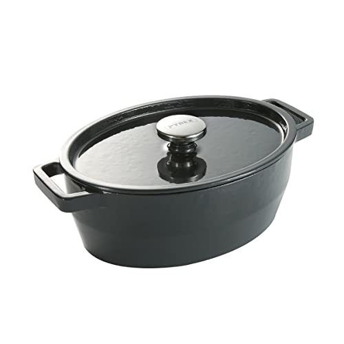 Imagen principal de Pyrex Slow Cook - Cacerola De Hierro Fundido Oval, 33 Cm, 5,8 L