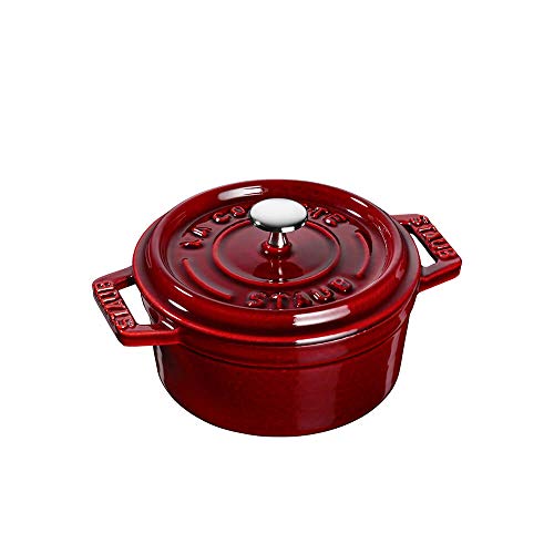 Imagen principal de Staub Minis Cocotte Redonda, Hierro Fundido, Granate, 10 cm