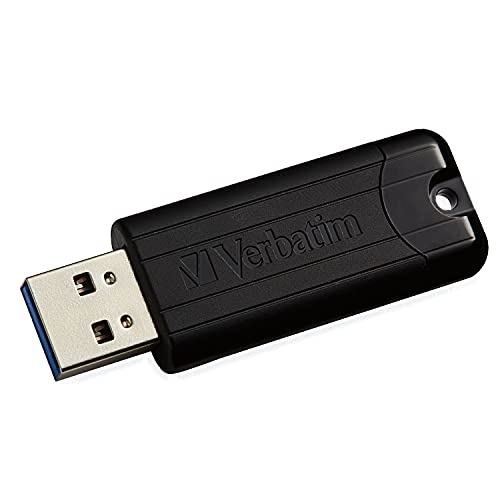 Imagen principal de 64GB USB Flash 3.0 Pinstripe Negro Verbatim P-blist