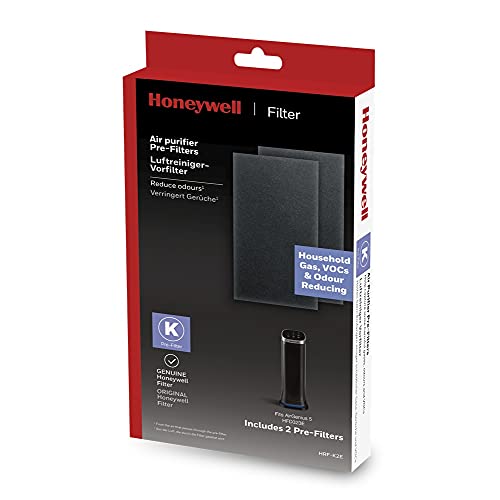 Imagen principal de Honeywell HRF-K2E Replacement Pre-Filters, Poliéster Algodón, Negro