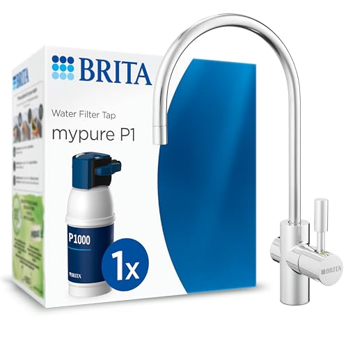 Imagen principal de BRITA Sistema de filtración de agua mypure P1 Grifo de agua con cartu