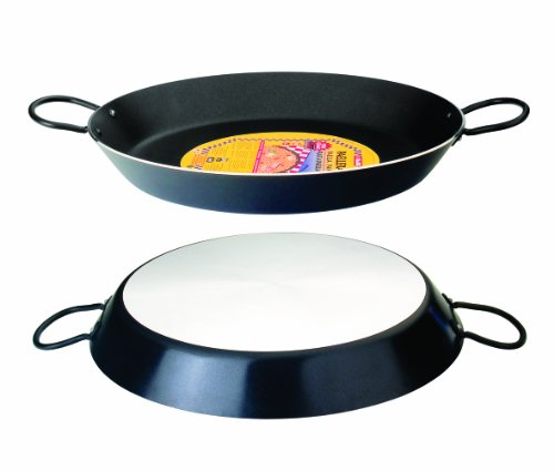 Imagen principal de IBILI - Paellera nero - 42 cm - Aluminio - Antiadherente - 10 raciones