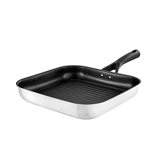 Imagen principal de Pyrex Expert Grill de 28 cm, Acero Inoxidable, Negro y Gris