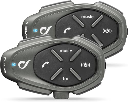 Imagen principal de Interphone Tour - Bluetooth Auriculares Manos Libres para Casco Moto, 